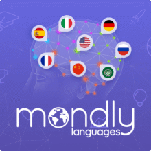 68% Off – Mondly Premium: Yearly Subscription to All 41 Languages – Unlock All Content with 1000 Unique Lessons & Conversations Everyday