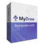 50% Off – MyDraw: 1 Year License | Advanced Diagramming Software and Vector Graphics Drawing Tool – for Mac / Windows