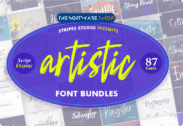 99% Off – The Artistic Font Bundles: Unlock 87 Unique Fonts for Breathtaking Designs.