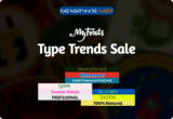 Up to 40% Off – MyFonts Type Trends Sale: Unveil the Magic of Typography with Trending Fonts