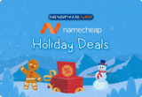 Get up to 99% off with Namecheap Holiday Deals