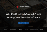 100% Giveaway: Win $1000 in PitchGround Credit & Shop Your Favorite Software for FREE!