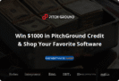 100% Giveaway: Win $1000 in PitchGround Credit & Shop Your Favorite Software for FREE!