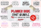 Giveaway – Planner Babe Font Bundle: Free 112 Premium Handwritten & Playful Fonts | Commercial License