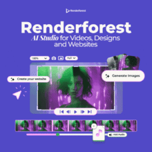 40% Off + 50% Off – RenderForest: 1-year Pro Subscription | AI-Powered Video, Animation, Design, & Website Creator