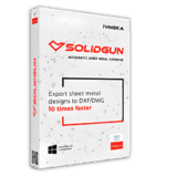 15% Off – SOLIDGUN: 1 Year License | A Sheetmetal DXF / DWG Converter – for Windows