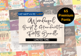 Font Giveaway: Script & Handwritten Fonts Bundle – Free Lifetime Commercial License – 65 Premium Fonts – for Windows & macOS
