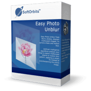 76% Off – SoftOrbits Easy Photo Unblur: Lifetime License | Fix Blurred Photos in Just a Click for Windows