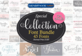 Font Giveaway – Special Collection Font Bundle: 45 Premium Fonts with Commercial License