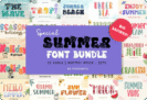 Giveaway – Special Summer Font Bundle – 22 Fun, Retro, Tropical & Decorative Fonts by AnningArts | Commercial License