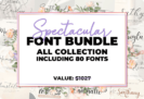 Spectacular Font Bundle: Free 80 Premium Fonts with Commercial License