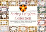 Design Giveaway – Spring Delights Collection Bundle: Free 45 Graphic Packages | Commercial License