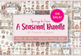 Giveaway – Spring to Love – a Seasonal Bundle: Free 26 Premium Graphics with Commercial License