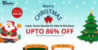 86% Off Coupon on Stellar Data Recovery Super Saver Bundle for Mac & Windows
