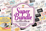 $1 Only – Super Bundle Collection: 81 Premium Fonts by MYdesign | Commercial License