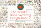 Giveaway – The Beautiful Boho Wedding Design Bundle: Free 34 Premium Wedding-themed Graphics – $1,480 Value – Commercial Use Included