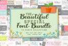 Giveaway – The Beautiful Special Font Bundle: Free 73 Premium Fonts | Commercial License – for Windows, Mac, Linux, All OTF TTF Supported Platforms