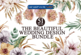 98% Off – The Beautiful Wedding Design Bundle: 51 Stunning Wedding Graphic Sets | Commercial License