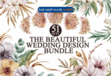 98% Off – The Beautiful Wedding Design Bundle: 51 Stunning Wedding Graphic Sets | Commercial License