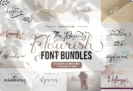 97% Off – The Beauty Flourish Font Bundles: 29 Unique Font Families – Commercial License