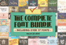 Giveaway – The Complete Font Bundle: Free 117 Premium Fonts with Commercial License