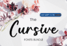 99% Off + 10% Off on The Cursive Fonts Bundle: 220+ Classy Curly Fonts with Extended Use License