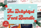 Font Giveaway – The Delightful Font Bundle: Free 20 Premium Fonts with Commercial License