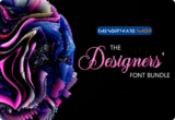 97% Off + 10% Off Coupon – The Designers’ Font Bundle: 167 Fonts with Commercial License