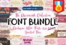 99% Off – The Dreamink Collection Font Bundle: Commercial License | 66 Premium Fonts – for Windows & Mac OS X
