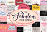 Font Giveaway – The Fabulous Font Bundle: Free Commercial License | 43 Premium Fonts – for Windows & Mac OS X