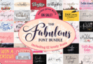Font Giveaway – The Fabulous Font Bundle: Free Commercial License | 43 Premium Fonts – for Windows & Mac OS X