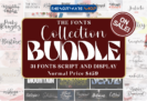 $1 Only – The Fonts Collection Bundle: 31 Premium Fonts by Megatype – Commercial License