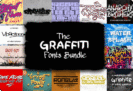 98% Off + 10% Off on The Graffiti Fonts Bundle (Commercial License) – 67 Graffiti Themed Fonts from 36 Font Families