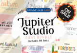 98% Off – The Jupiter Studio Font Bundle: 80 Premium Fonts with Commercial License