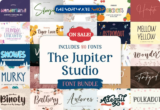 99% off – The Jupiter Studio Font Bundle: 80 Premium Fonts – Commercial License