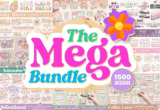 Giveaway – The Mega Craft Bundle: Free 1500 Designs with Commercial License