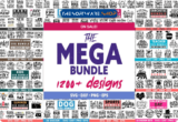 99% Off – The Mega SVG Bundle: Over 1,200 Quote Designs with Commercial License