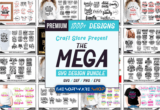 Graphic Giveaway – The Mega SVG Bundle: Free Commercial License | 1000+ Unique Designs from 99 High-quality Graphics Collection.