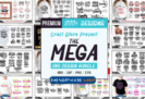 Graphic Giveaway – The Mega SVG Bundle: Free Commercial License | 1000+ Unique Designs from 99 High-quality Graphics Collection.