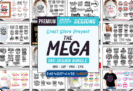 Graphic Giveaway – The Mega SVG Bundle: Free Commercial License | 1000+ Unique Designs from 99 High-quality Graphics Collection.