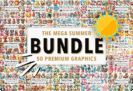 Giveaway – The Mega Summer Clipart Bundle: Free 50 High-Resolution Watercolor PNG Sets | Commercial License