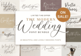 Giveaway – The Modern Wedding Font Bundle: Free 20 Elegant Script & Handwritten Fonts | Commercial License