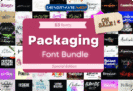 Font Giveaway – Packaging Font Bundle: Free 53 Premium Fonts with Commercial License