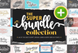 Giveaway – The Super Font Collection Bundle: Free Commercial License – 46 Premium OTF & TTF Fonts for Windows, Mac, Linux