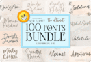 99% Off – The Ultimate Font Bundle: 100 Premium Fonts by letterativestudio | Commercial License