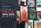 98% Off + 10% Off Coupon on The Ultimate Social Media Bundle – 20 Fonts & 1300+ Social Media Templates
