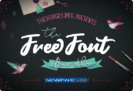 100% Font Giveaway: TheHungryJPEG Free Font Bundle (Complete License) – 22 Fonts from 13 Families (Worth $104)