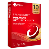 60% Off – Trend Micro Premium Security Suite: 10-Device 1-Year License | Complete device and identity protection – for Windows®, Mac®, Android™,  iOS, Chromebook