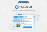 82% Off – TubeOnAI: Lifetime Access | AI-Powered Summarizer & Content Repurposing Tool