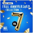 100% Audio Plugin Giveaway – What About: Free Anniversary Collection Vol. 7 (Free Full Version) – A Huge Handpicked-Collection of Some of Past Year W.A. Best Sounds